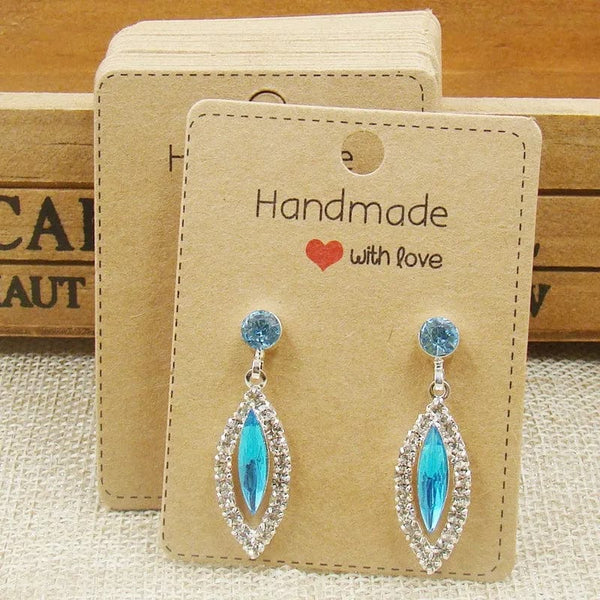 Planet Gates white5x1.3cmhandmade 5*1.3cm cute shape kraft paper blank price label tag 100pcs +100pcs hemp string for production price tag description