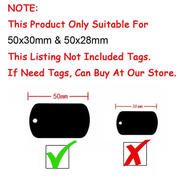Planet Gates Wholesale 100Pcs Black Silencer Military Man Tag Accessories Dog Tag For Man Silencer Rubber Round Jewellery Tag