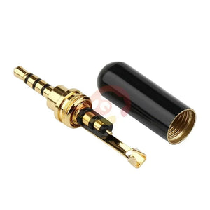 Planet Gates Wholesale Jack 2 5 mm Earphone Plug 4 Pole Audio 2.5mm Connector Consumer Electronics DIY Upgrated Headphone Cable Metal Alloy