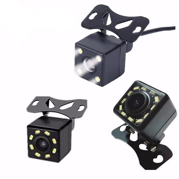 Planet Gates Wide Angle HD Car Rearview Camera Rear View Video Vehicle Camera Backup Reverse Camera 12 LED Night Vision Parking Camera