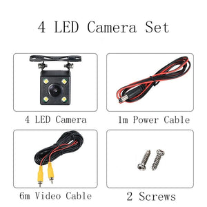 Planet Gates Wide Angle HD Car Rearview Camera Rear View Video Vehicle Camera Backup Reverse Camera 12 LED Night Vision Parking Camera
