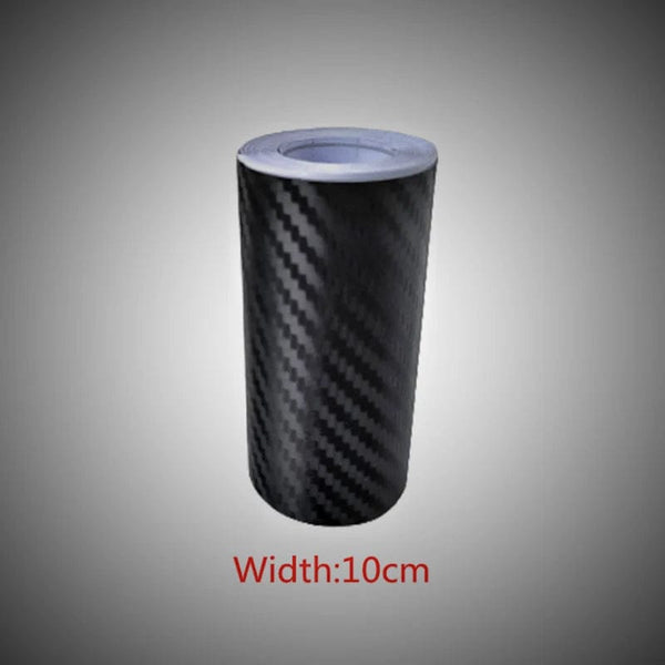 Planet Gates Width 10cm / 3 M Nano Carbon Fiber Car Stickers DIY Paste Protector Strip Auto Door Sill Side Mirror Anti Scratch Tape Waterproof Protection Film