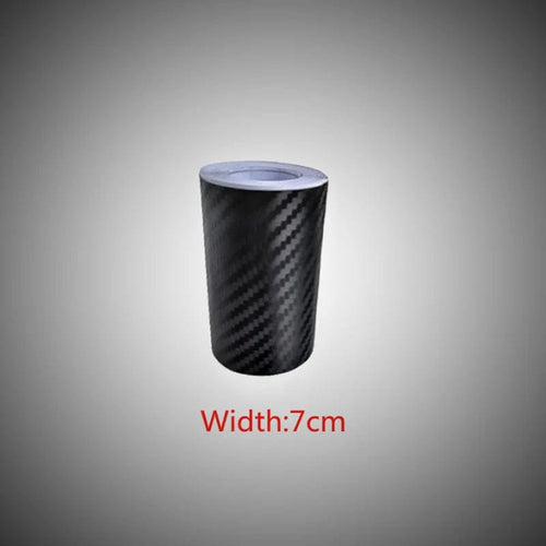 Planet Gates Width 7cm / 1 M Nano Carbon Fiber Car Stickers DIY Paste Protector Strip Auto Door Sill Side Mirror Anti Scratch Tape Waterproof Protection Film