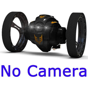Planet Gates WiFi RC High Speed Video Remote Control Jumping Car Prank Stunt Toy LED Headlight Smart Bounce Racer Christmas Gift 720P Camera