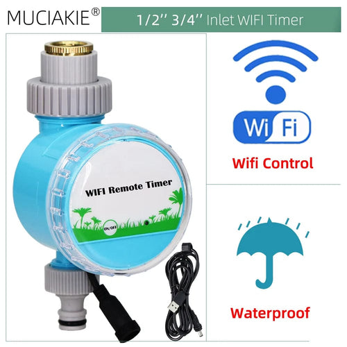 Planet Gates Wifi-Timer WiFi Wireless Garden Water Timer Smart Phone Remote Controller Home Greenhouse Outdoor Irrigation Automatic Kit Built-in Gateway
