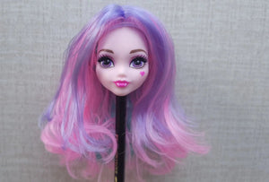 Planet Gates Wig For Doll Toy Head Princess Doll Head Candy Color DIY Toy Wig Children Birthday Gift Black Purple Pink Green Gold 1/6 1/4 Wig