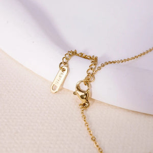 Planet Gates WILD & FREE Trendy Red Zircon Crystal Pendant Stainless Steel Necklace Luxury Exquisite Women Wedding Jewelry