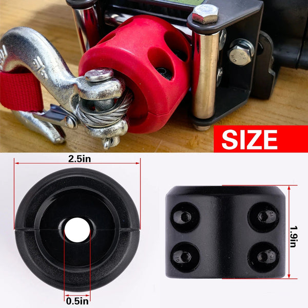 Planet Gates Winch Cable Hook Stopper Essential Offroad ATV UTV Accessory for Universal Auto Safeguard your Rope with this Convenient Mount