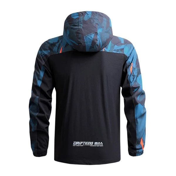 Planet Gates Windbreaker MTB Jacket FOX Cycling Team Road Mountain Bike Raincoat Men's Bicycle Hooded Clothing Cortavientos Ciclismo Hombre