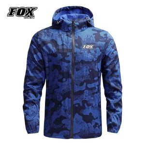 Planet Gates Windbreaker MTB Jacket FOX Cycling Team Road Mountain Bike Raincoat Men's Bicycle Hooded Clothing Cortavientos Ciclismo Hombre
