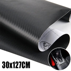 Planet Gates Wine red / 30x127cm 30x127cm Car 3D Carbon Fiber Roll Film Stickers DIY Vinyl Film Auto Interior Styling Carbon Fiber Decorative Decals