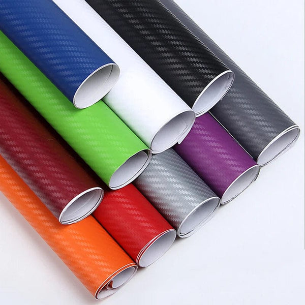 Planet Gates Wine red / 30x127cm 30x127cm Car 3D Carbon Fiber Roll Film Stickers DIY Vinyl Film Auto Interior Styling Carbon Fiber Decorative Decals
