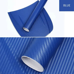 Planet Gates Wine red / 30x127cm 30x127cm Car 3D Carbon Fiber Roll Film Stickers DIY Vinyl Film Auto Interior Styling Carbon Fiber Decorative Decals