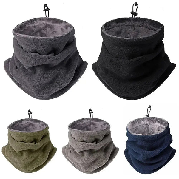 Planet Gates Wine Red Winter Warm Ski Mask Men Bandana Fleece Neck Warmer Gaiter Windproof Scarf Camping Hiking Balaclava Fishing Cycling Face Mask