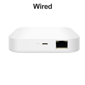 Planet Gates Wired Hub Tuya ZigBee Gateway Bridge, Wired/Wireless Smart Hub, Smart Life App Remote Control, Compatible with Alexa Google Home Assistant