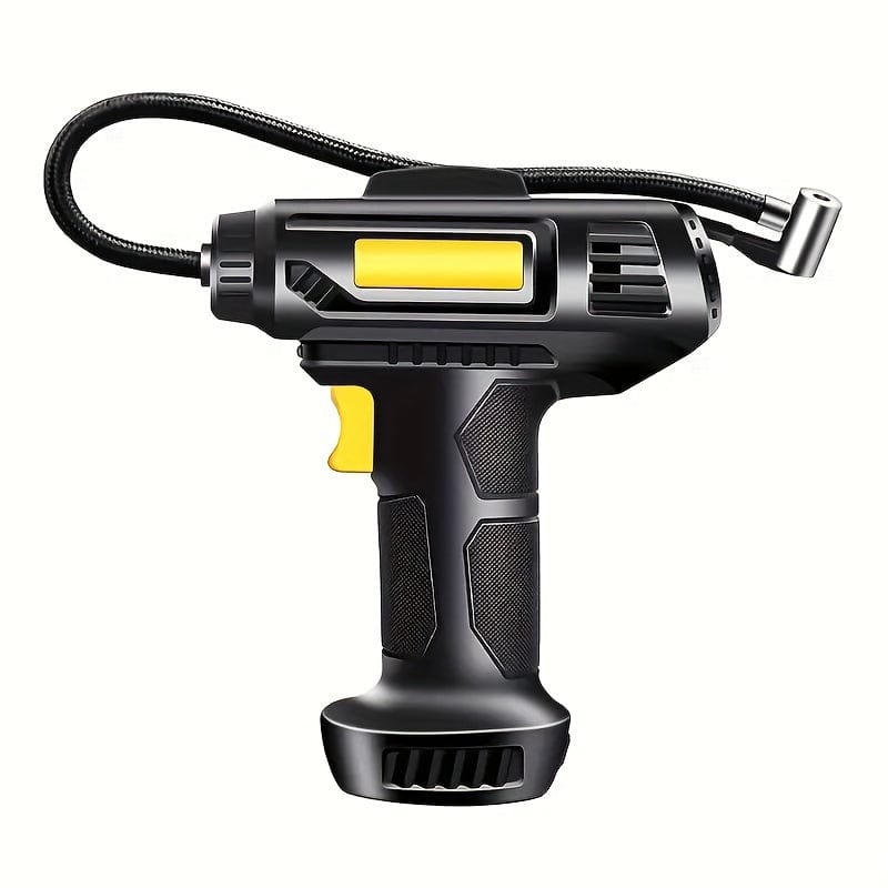 Planet Gates Wireless 120W Portable Car Air Compressor, Wireless Handheld Car Inflatable Pump Electric, Automobiles Tire Inflator With LED Light For Car