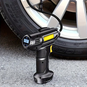 Planet Gates Wireless 120W Portable Car Air Compressor, Wireless Handheld Car Inflatable Pump Electric, Automobiles Tire Inflator With LED Light For Car