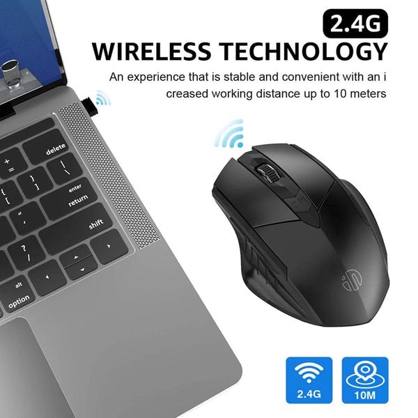 Planet Gates wireless-Black Bluetooth Rechargeable Wireless Mouse 2.4G PM6 Wireless Mouse Office Mute Support PC Laptop Tablet Gamer Mouse For Computer