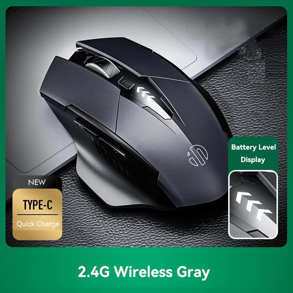 Planet Gates wireless-Black Bluetooth Rechargeable Wireless Mouse 2.4G PM6 Wireless Mouse Office Mute Support PC Laptop Tablet Gamer Mouse For Computer