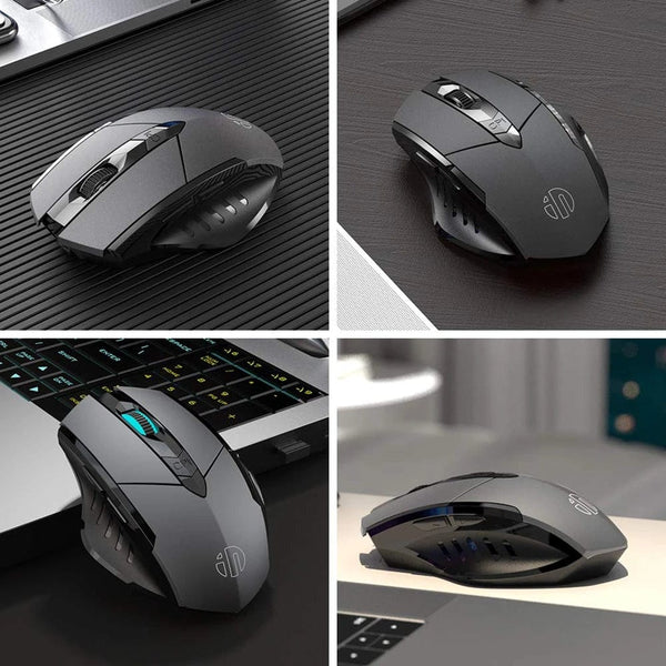 Planet Gates wireless-Black Bluetooth Rechargeable Wireless Mouse 2.4G PM6 Wireless Mouse Office Mute Support PC Laptop Tablet Gamer Mouse For Computer