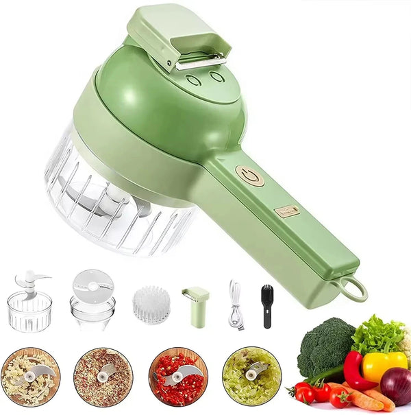 Planet Gates Wireless Electric Food Processor Vegetable Cutter Fruit Slicer Garlic Masher Mincer Handheld Stirrer Kitchen Cooking Accessories