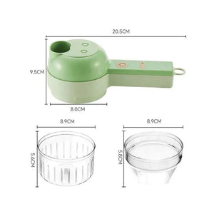 Planet Gates Wireless Electric Food Processor Vegetable Cutter Fruit Slicer Garlic Masher Mincer Handheld Stirrer Kitchen Cooking Accessories