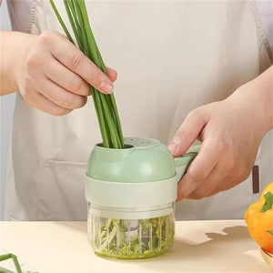 Planet Gates Wireless Electric Food Processor Vegetable Cutter Fruit Slicer Garlic Masher Mincer Handheld Stirrer Kitchen Cooking Accessories