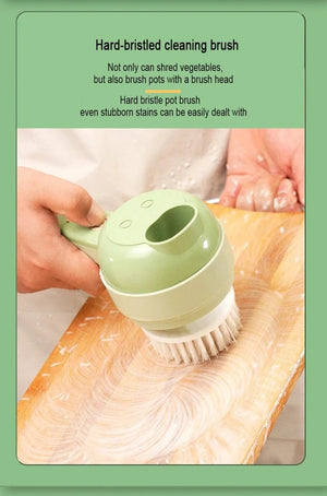 Planet Gates Wireless Electric Food Processor Vegetable Cutter Fruit Slicer Garlic Masher Mincer Handheld Stirrer Kitchen Cooking Accessories