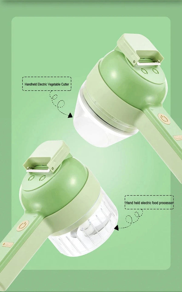 Planet Gates Wireless Electric Food Processor Vegetable Cutter Fruit Slicer Garlic Masher Mincer Handheld Stirrer Kitchen Cooking Accessories