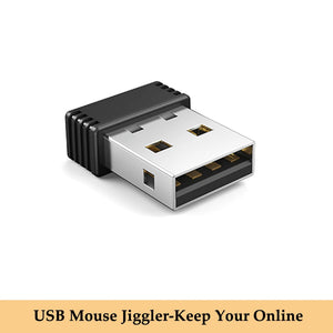 Planet Gates Wireless Mouse Jigglers Mover Undetectable Automatic USB Port Shaker Wiggler for Laptop Keeps Computer Awake Mouse Movement