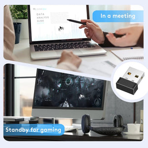 Planet Gates Wireless Mouse Jigglers Mover Undetectable Automatic USB Port Shaker Wiggler for Laptop Keeps Computer Awake Mouse Movement