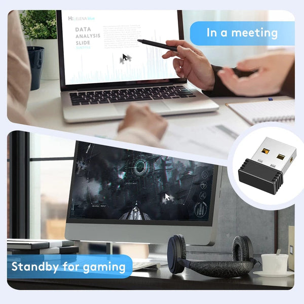 Planet Gates Wireless Mouse Jigglers Mover Undetectable Automatic USB Port Shaker Wiggler for Laptop Keeps Computer Awake Mouse Movement