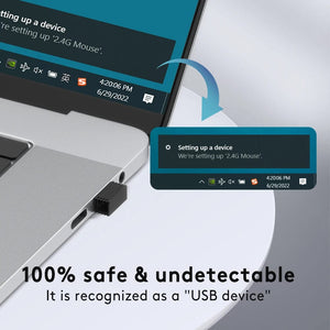 Planet Gates Wireless Mouse Jigglers Mover Undetectable Automatic USB Port Shaker Wiggler for Laptop Keeps Computer Awake Mouse Movement