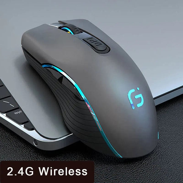 Planet Gates Wireless Mouse Rechargeable Bluetooth Silent Ergonomic Computer 2400 DPI For iPad Mac Tablet Macbook Air Laptop PC Gaming Office