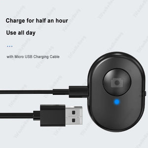 Planet Gates Wireless Remote Control Button Rechargeable Bluetooth-Compatible Self-timer Selfie Stick Shutter Release For IOS Android