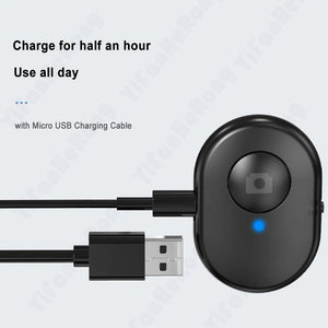 Planet Gates Wireless Remote Control Button Rechargeable Bluetooth-Compatible Self-timer Selfie Stick Shutter Release For IOS Android