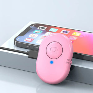 Planet Gates Wireless Remote Control Button Rechargeable Bluetooth-Compatible Self-timer Selfie Stick Shutter Release For IOS Android