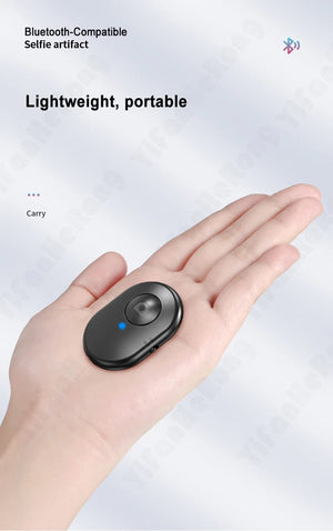 Planet Gates Wireless Remote Control Button Rechargeable Bluetooth-Compatible Self-timer Selfie Stick Shutter Release For IOS Android
