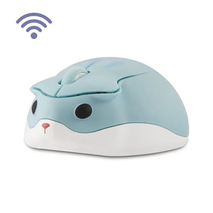 Planet Gates Wireless Version Cute 2.4G Wireless Bluetooth Mouse Mini Optical Silent Gaming Mice 3D Cartoon Hamster Mouse For PC Laptop Tablet Computer Office