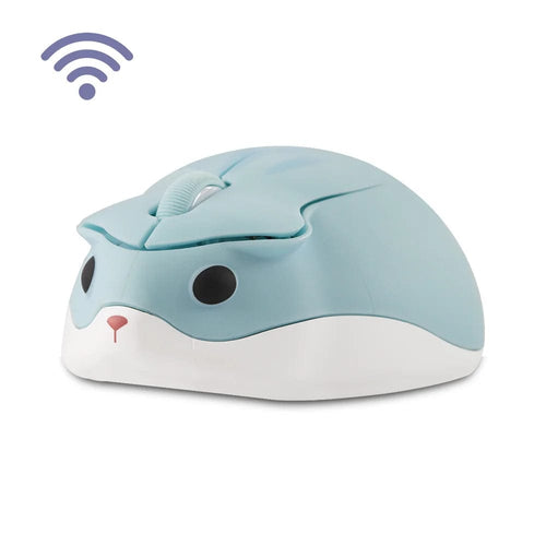 Planet Gates Wireless Version Cute 2.4G Wireless Bluetooth Mouse Mini Optical Silent Gaming Mice 3D Cartoon Hamster Mouse For PC Laptop Tablet Computer Office
