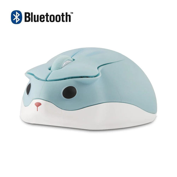 Planet Gates Wireless Version Cute 2.4G Wireless Bluetooth Mouse Mini Optical Silent Gaming Mice 3D Cartoon Hamster Mouse For PC Laptop Tablet Computer Office
