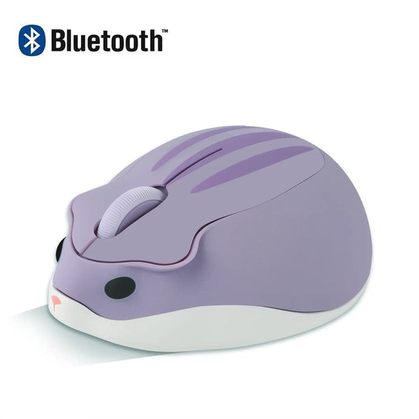 Planet Gates Wireless Version Cute 2.4G Wireless Bluetooth Mouse Mini Optical Silent Gaming Mice 3D Cartoon Hamster Mouse For PC Laptop Tablet Computer Office