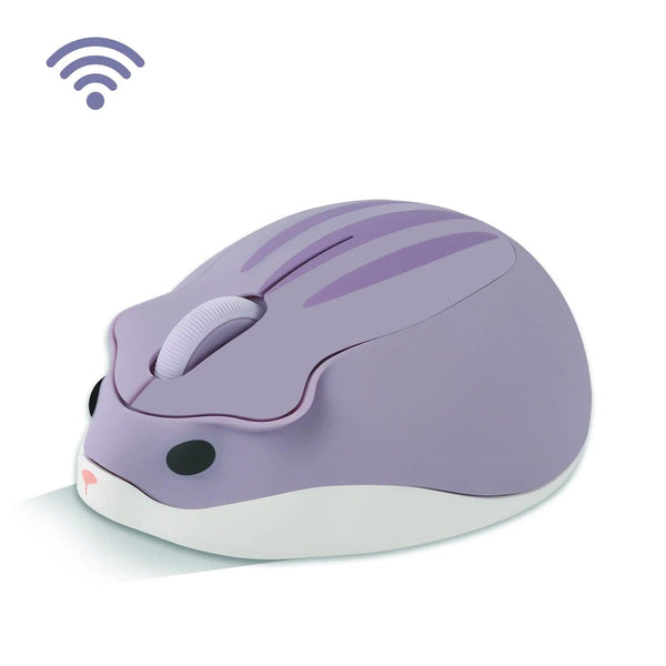 Planet Gates Wireless Version Cute 2.4G Wireless Bluetooth Mouse Mini Optical Silent Gaming Mice 3D Cartoon Hamster Mouse For PC Laptop Tablet Computer Office