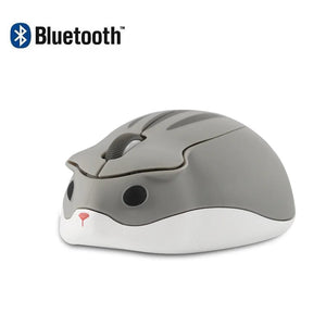 Planet Gates Wireless Version Cute 2.4G Wireless Bluetooth Mouse Mini Optical Silent Gaming Mice 3D Cartoon Hamster Mouse For PC Laptop Tablet Computer Office
