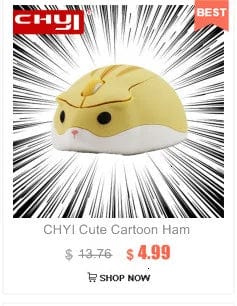 Planet Gates Wireless Version Cute 2.4G Wireless Bluetooth Mouse Mini Optical Silent Gaming Mice 3D Cartoon Hamster Mouse For PC Laptop Tablet Computer Office