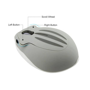 Planet Gates Wireless Version Cute 2.4G Wireless Bluetooth Mouse Mini Optical Silent Gaming Mice 3D Cartoon Hamster Mouse For PC Laptop Tablet Computer Office
