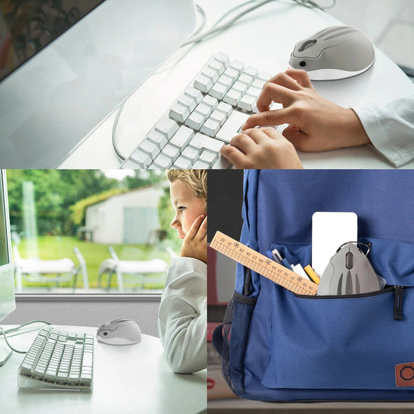 Planet Gates Wireless Version Cute 2.4G Wireless Bluetooth Mouse Mini Optical Silent Gaming Mice 3D Cartoon Hamster Mouse For PC Laptop Tablet Computer Office