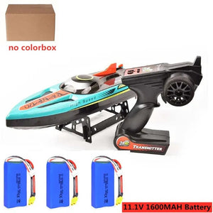 Planet Gates with 3pcs battery / CHINA 80KM/H Brushless RC Speedboat Double Layer Waterproof 48CM 200M RC Racing Boat Capsize Reset Professional RC Speedboat Adult Toy