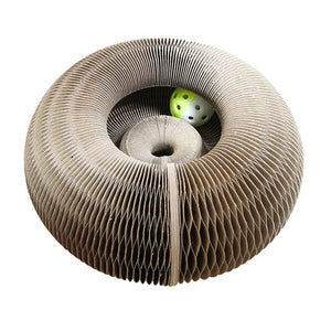Planet Gates with ball / CHINA Magic Organ Cat Toy Cats Scratcher Scratch Board Round Corrugated Scratching Post Toys for Cats Grinding Claw Cat Accessories