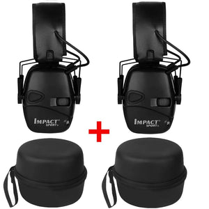 Planet Gates With box 1 2 PCS Original Tactical Electronic Shooting Earmuff Outdoor Sports Anti-noise Headset Impact Sound Amplification Hearing